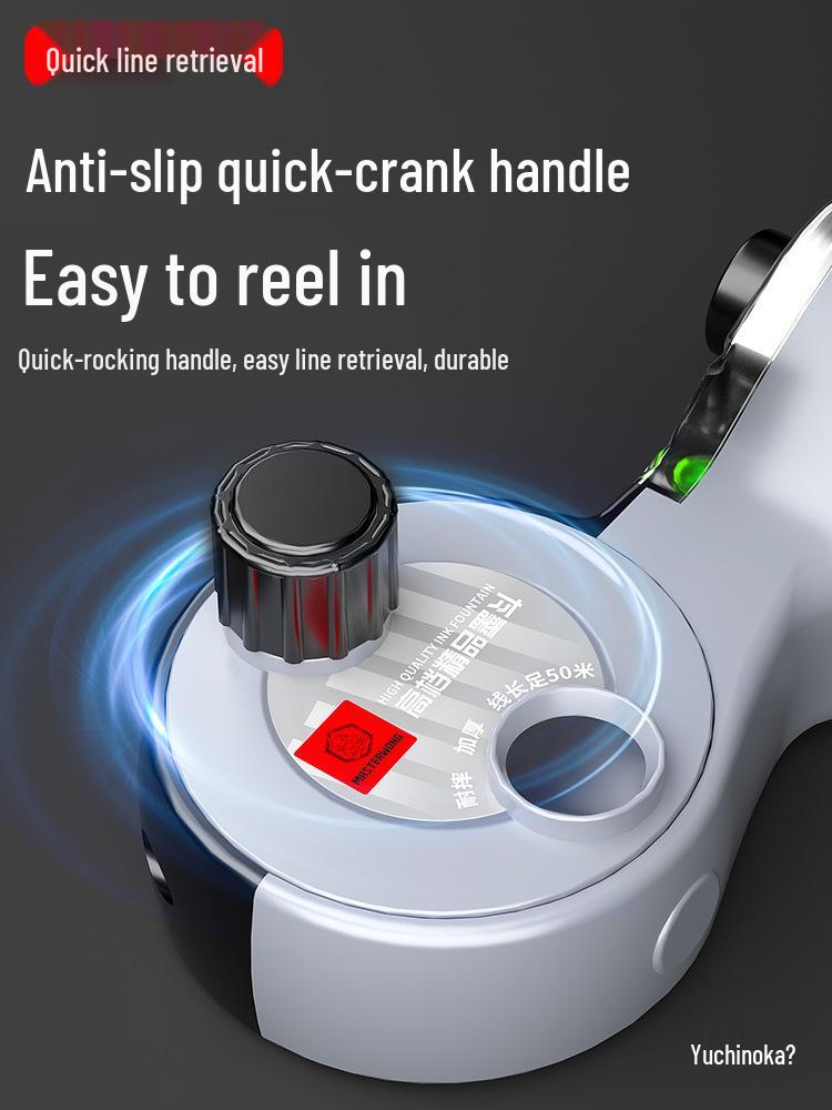 Automatic Carpenter's Ink Marker & Chalk Line Tool for Construction Layouts