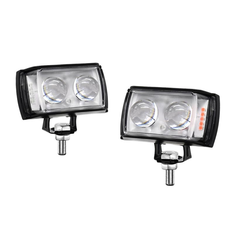 ABLZ-2Piece Motorcycle Fog Lights Warning Splash Light Auxiliary Light  Headlight Bulb Driving Light