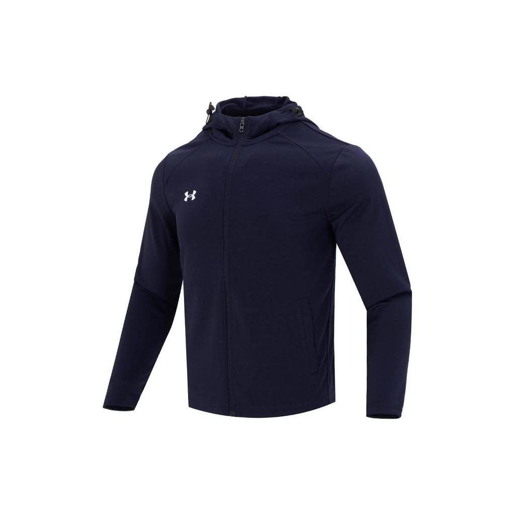 Under Armour Logo Print Sport Laufen Fitness Training Hoodie Herren Jacken Tintenblau 23600303-409
