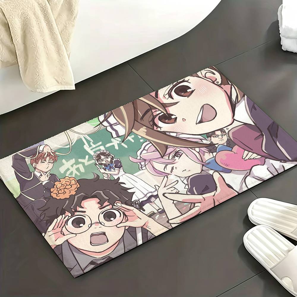 Anime D-DAN DA DAN Floor Mat Soft Non Slip for Entry Door Bathroom Indoor Home Decorative Carpet