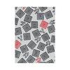 Todaya Shoten Tenugui Hand Towel, "Sansu Ni Kumadori" Pattern, Rientzen Dye, Chusen Technique, 100% Cotton, Approx. 37x98cm