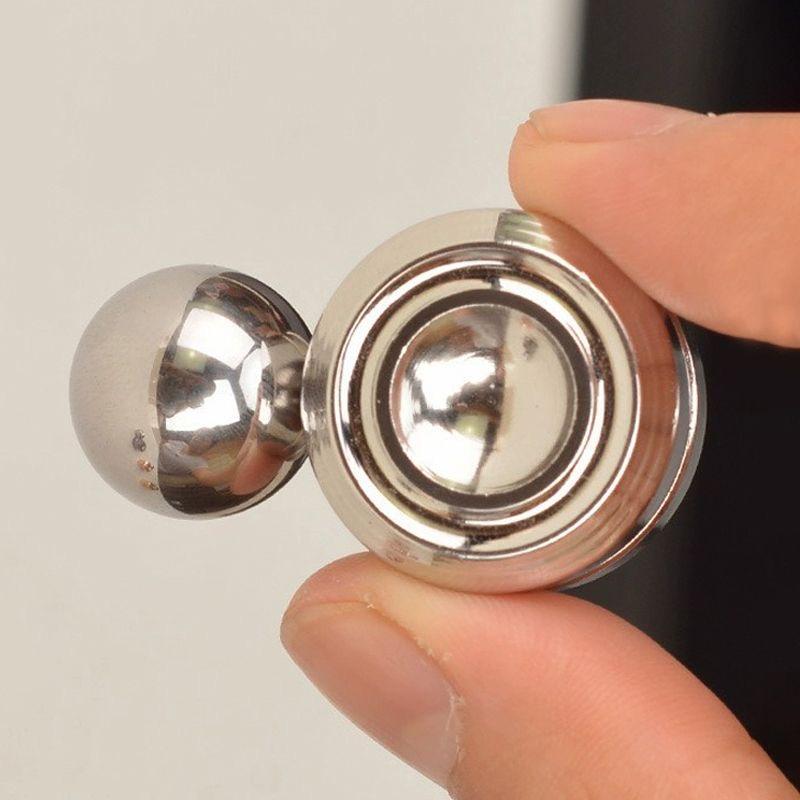 Artificial Satellite Magnetic Gyroscope Stress Relief Toy Finger Spinner Hand Spinner Stress Reliever Toy for Adult Gift