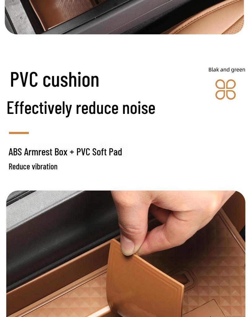 Storage Organizer for Mercedes-Benz GLC260, New C/E-Class, and E300L Center Console Armrest.