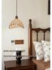 French Vintage Double Head Pendant Light - Retro Wabi-Sabi Style for Dining, Bedroom, or Study