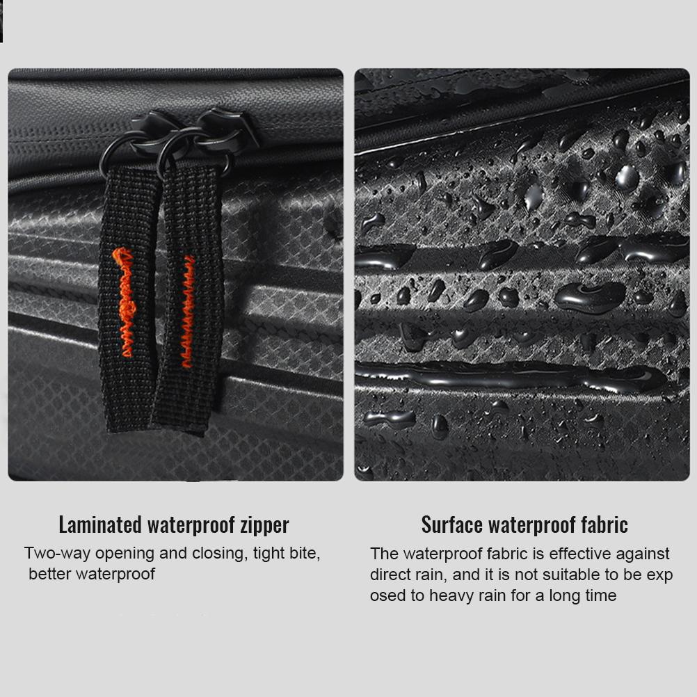 Bike Phone Bag  Phone Front Frame Bag Waterproof Bike Phone Mount Top Tube Hard Case Bag Touch Screen Phone Holder Case