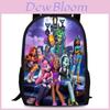 Monster High 15in Oxford Backpack Spacious Single Compartment Durable School Bag For Teens