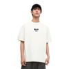 FILA Milano Series SS25 Logo Loose Knit Crew Neck Drop Shoulder Short Sleeve T-Shirt Men T-Shirts F11M535102F-WT