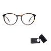 Eye Fashionable Oval Acetate Flat Mirror Brown Optical Glasses Same Style for Men and Women Acetate Frame Oval