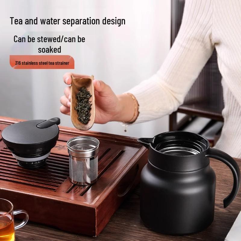 316 Stainless Steel Large Capacity Tea Thermos – Food Grade Kettle for Home & Office (2025 Model)