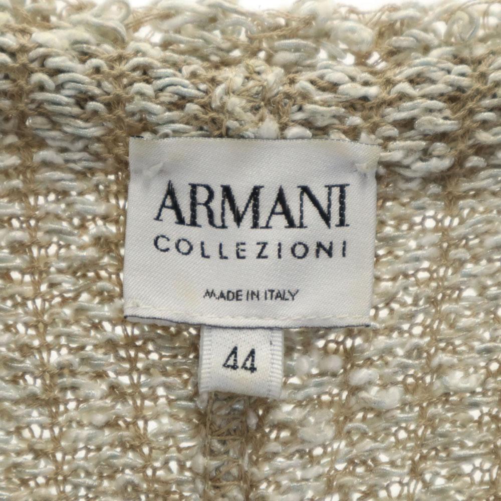 ARMANI COLLEZIONI made in Italy Long sleeve Jacket 44 Beige Women Used