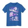 Boys Girls Round Neck Casual Printed Short-sleeved T-shirt Top