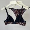 European and American French Satin Triangle Cup Bra and T-Pants Set - Sexy, Wireless, Comfortable