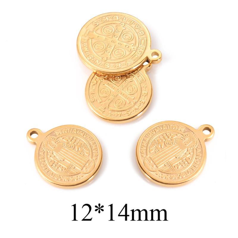 2Pcs Religious Stainless Steel  Mary   Charm Pendant Diy For Jewelry Makings Connectors Accessories