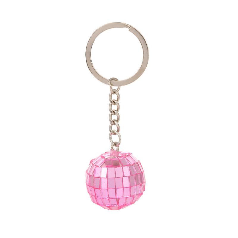Mini Diskokugel Anhänger Schlüsselanhänger Vintage Dekor Dekorationen Schlüsselring Kind Auto