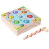 Children Wooden Fishing Game Toys Early Education Color Cognitive Toy Kids Interactive Games Toys for Gifts Fine Motor Skill