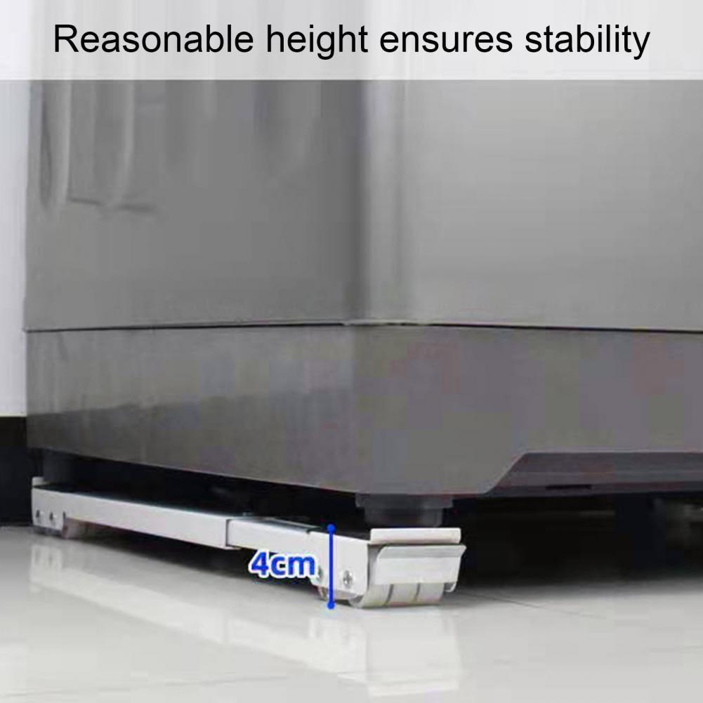 Washing Machine Stand Movable Refrigerator Raised Base Mobile Roller Bracket Wheel Home Appliance Fridge Stand Kitchen Tools