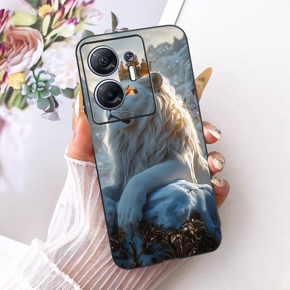 Phone Case For Infinix Hot 30 5G Cover X6832 Cute Cat Fashion Funny Painted Bumper For Infinix Hot30 5G Casing