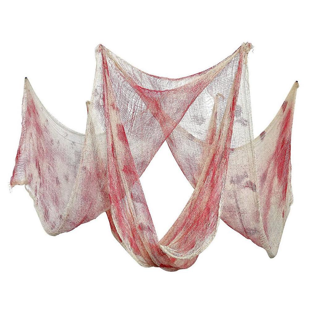 

Horror Halloween Decoration Black Gauze Artificial Spider Web For Halloween Party Home Decor Scary Scene Prop красный