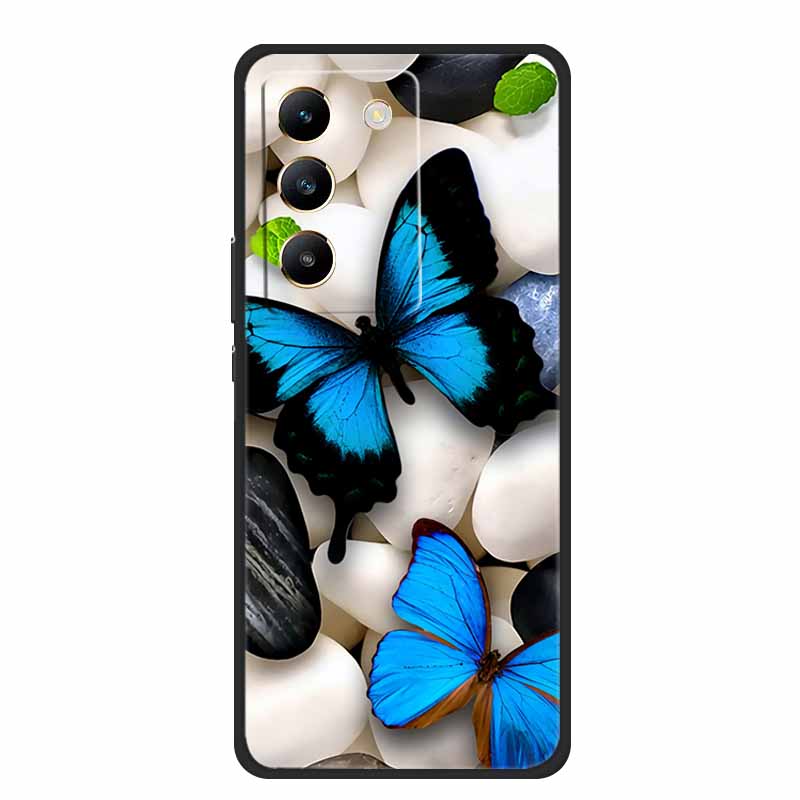 Phone Case For Vivo V30 Lite 4G Back Cover Case Shockproof Black Silicone Soft Funda For Vivo V30 Lite Case 6.67" V 30 Lite Capa