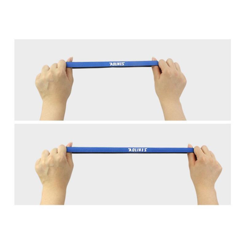 Männer Frauen Stirnband Anti-Slip Yoga Haar Band Elastische Silikon Schweißband Sport