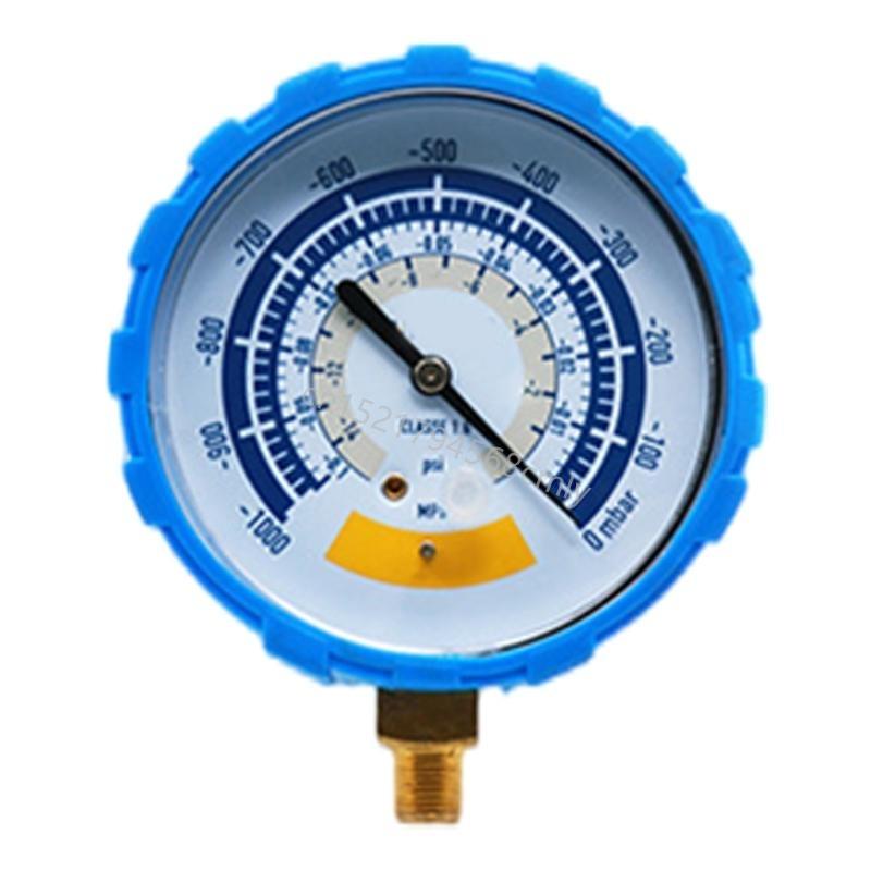 Pressure Gauge Accurate Air Gauge Instrument for Vacuum Pumps 0-1000mbar Gauge 1/8 Connector Vacuum Gauge 6XDE