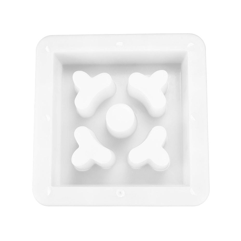 20*20*6cm Hollow Brick Mold Plastic Window Flower Fence Making Mold Cement Antique Window