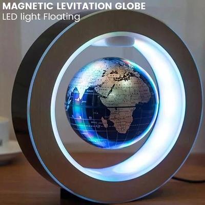 Magnetic Levitation Globe Lamp World Floating Decoration Ornaments Office Home Decor Globe Novelty Light Learning Model Tool