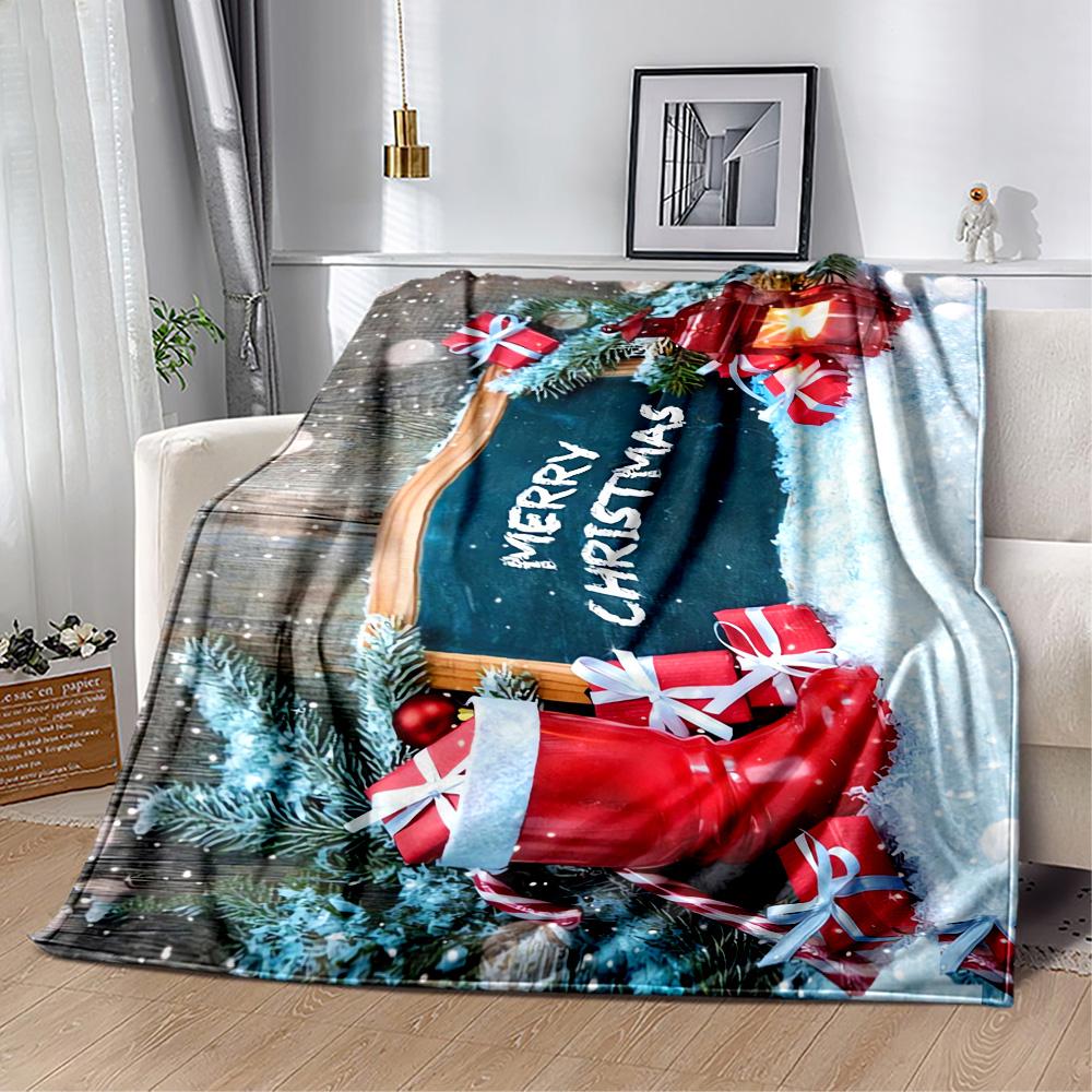 Christmas 257 Blanket Durable Comfort Great for Bed Bedding Office All-Season Use Modern Unique Gift for Family and Friends Camping