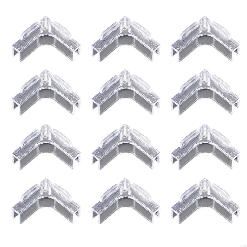 Y5JC Pack of 12 Soft Pad Covers for Fish Tanks High Resistant Simple Install