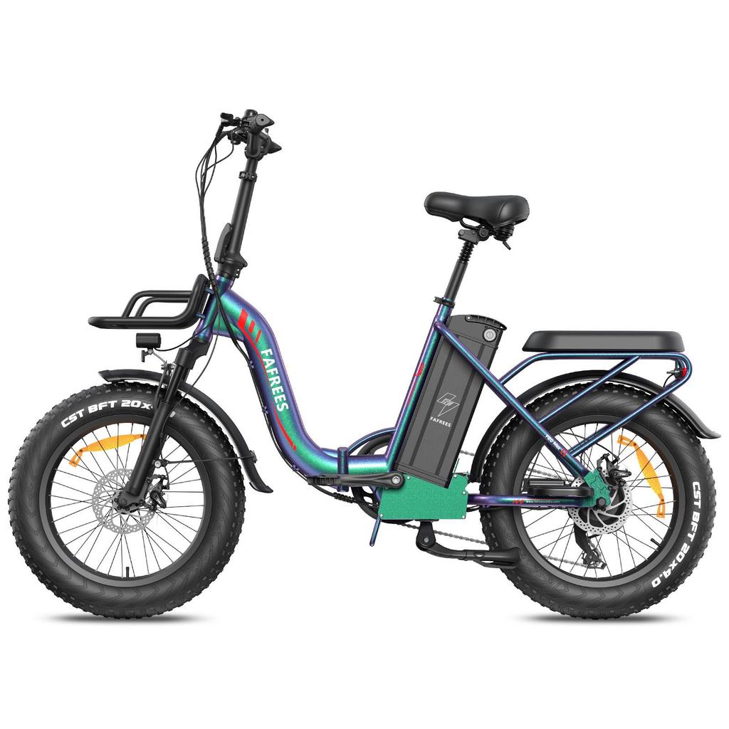FAFREES F20 Max Folding Ebike with 48V 30Ah LG Battery, LCD Display