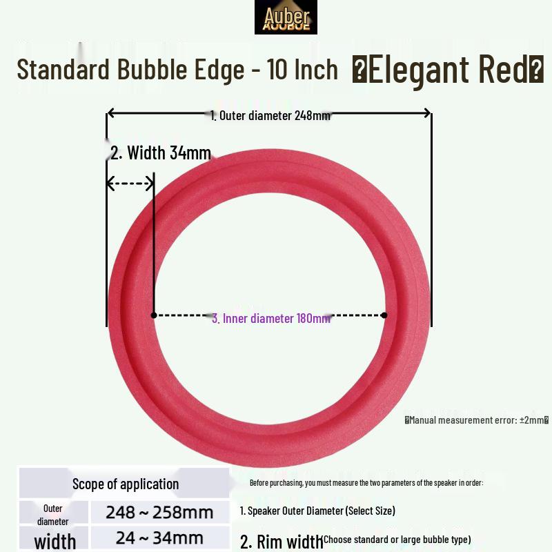 JBL Speaker Repair Foam Surround: Replacement Edge for 3/4/6/6.5/8/10/12 Inch Folding Ring