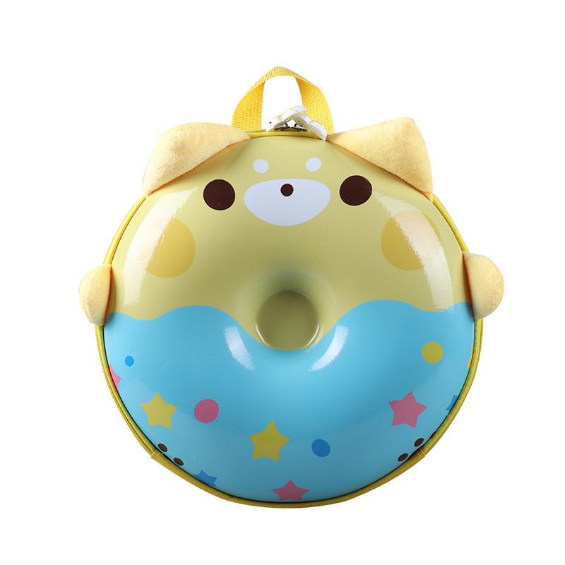 New Ins Sweet Donut Kindergarten Backpack Eggshell Personality Casual Children's Bag Girls