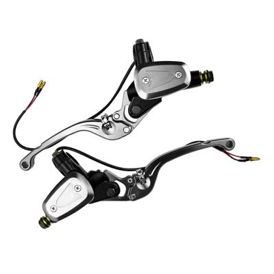 Universal Motorcycle Brake Lever 7/8" 22mm Hydraulic Brake Clutch Cylinder Reservoir Lever Set