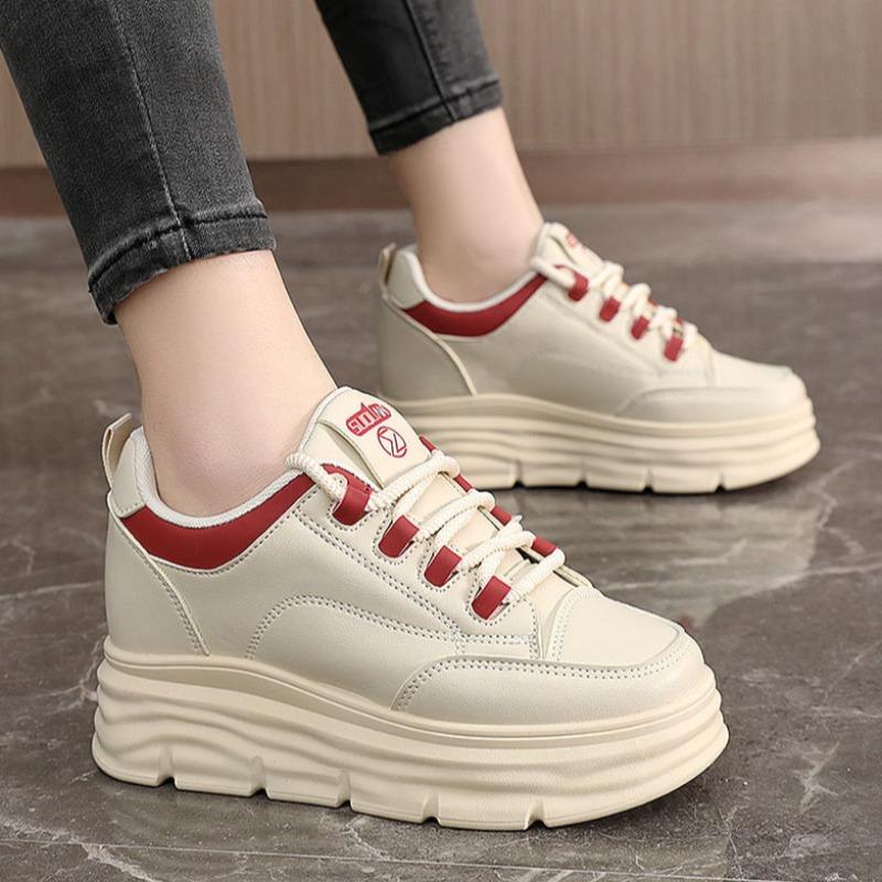 Fashion 2025 Women Shoes Spring Hot Sale Breathable All-match Platform Casual Sneakers Girl Student Flats Board Shoe Mujer Fast Shipping