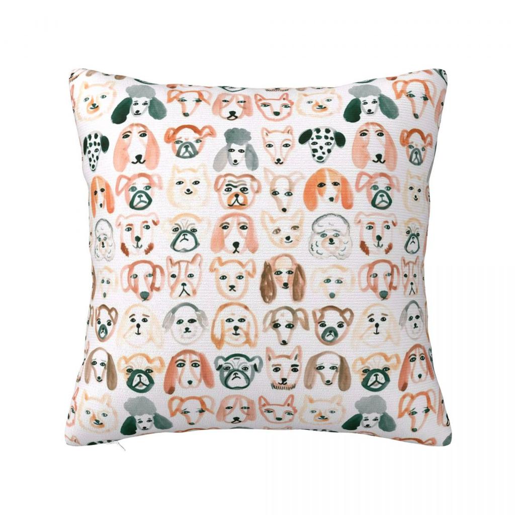 Cute Dachshunds Puppy Pillowcase Polyester Cushion Cover Gift Gift for Animal Dog Lover Throw Pillow Case Cover Seater