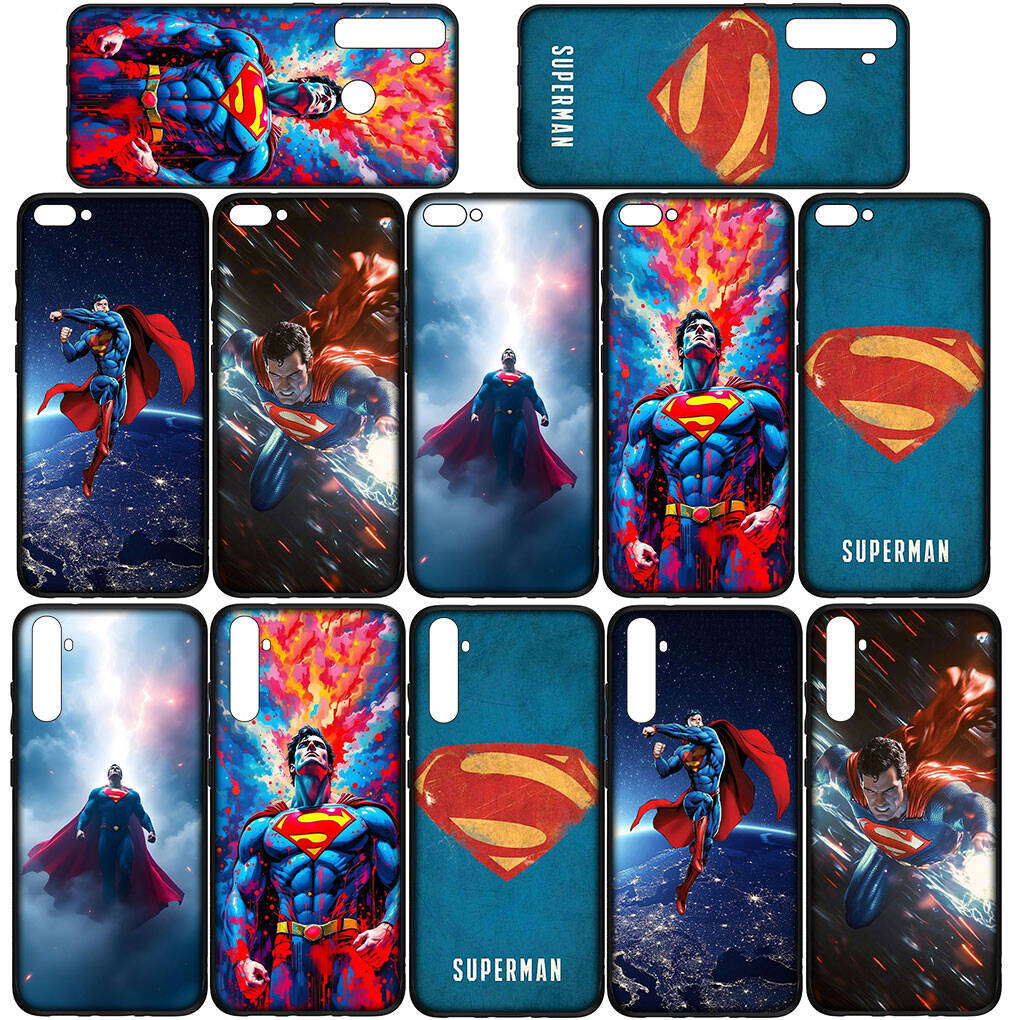 for iPhone 17 16 15 Xiaomi Poco F7 F8 X7 X6 C85 C75 C71 M8 Redmi Note 14 13 12 11 Pro Max 14C 13C 15C A3 A4 Phone Case Movie Super Hero Supermans Man