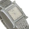 Hermes Heure H Watch Watches HH1.230 Diamond Bezel whiteDial diamond/Stainless Steel Quartz Analog Display Women Used