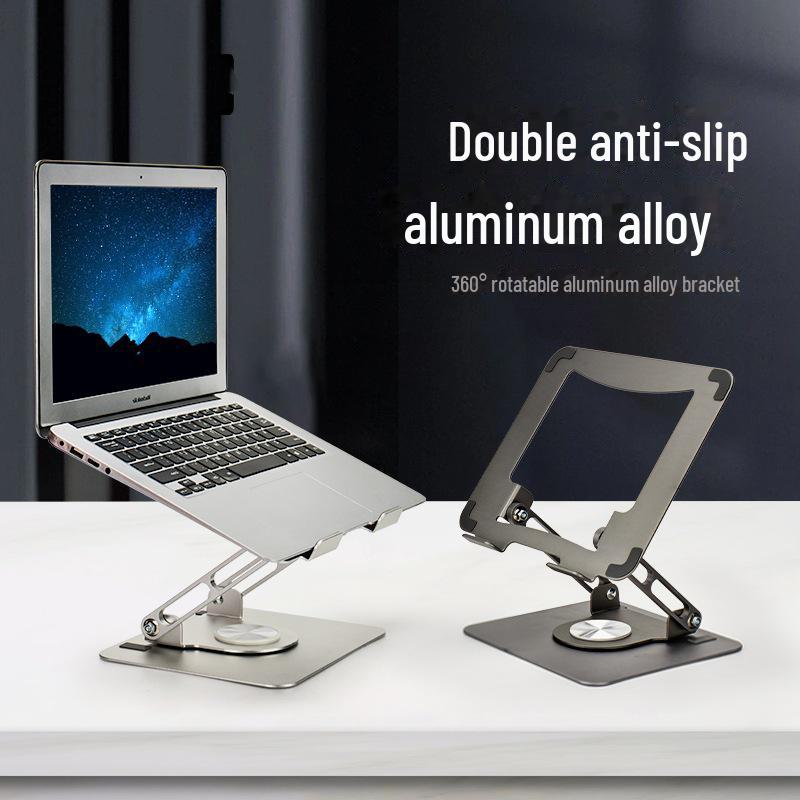 

Aluminum Laptop Stand with Heat Dissipation and Storage