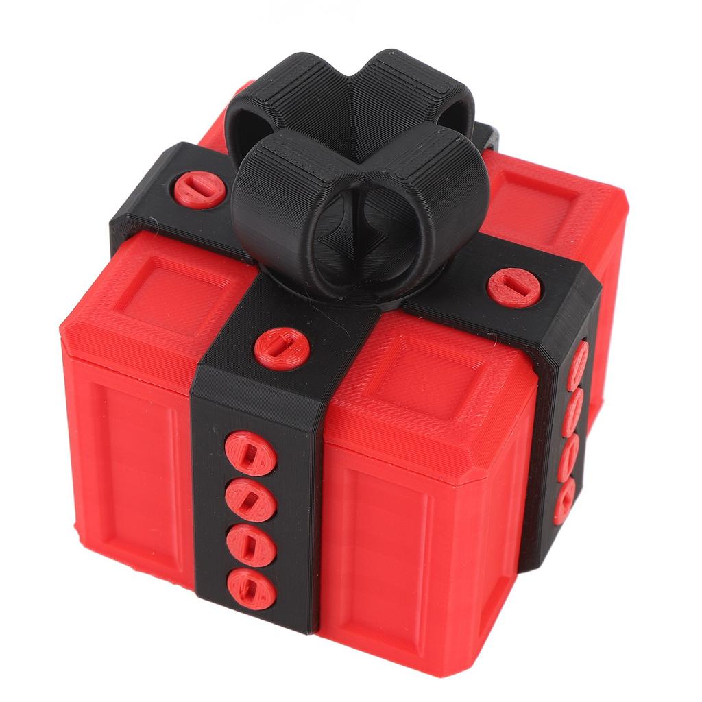 Annoying Present Box with Screws Novelty Funny 3D Printed Present Box for Storing Toys Holiday Decorations