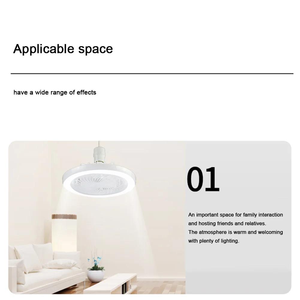 Smart Ceiling Fan with Remote Control Ceiling Fan with Lamp Bedroom Chandelier with Cooling Fan for Bedroom Living Room Lighting