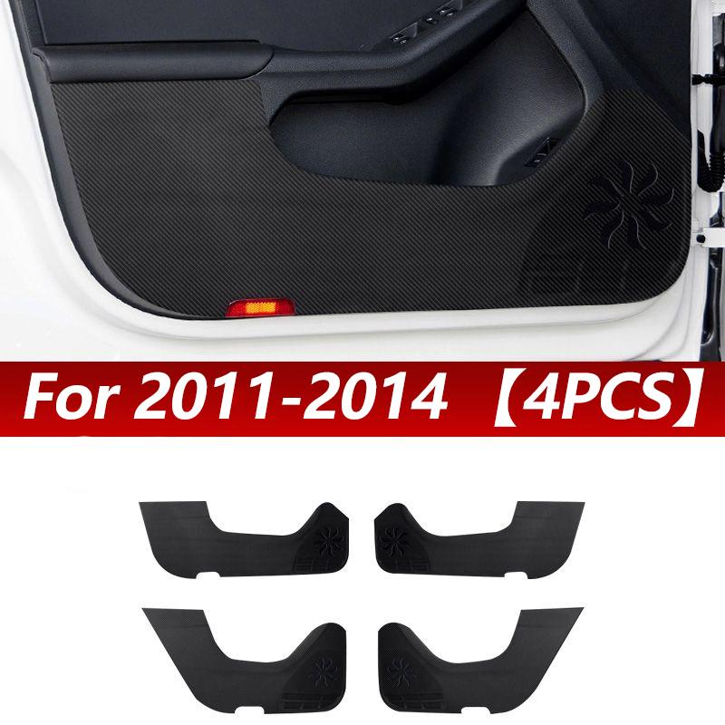 For VW for Volkswagen Jetta A6 A7 Vento Sagitar 2011-2024 Car Door Anti-Kick Pad Anti Dirt Mat Protection Sticker Accessories
