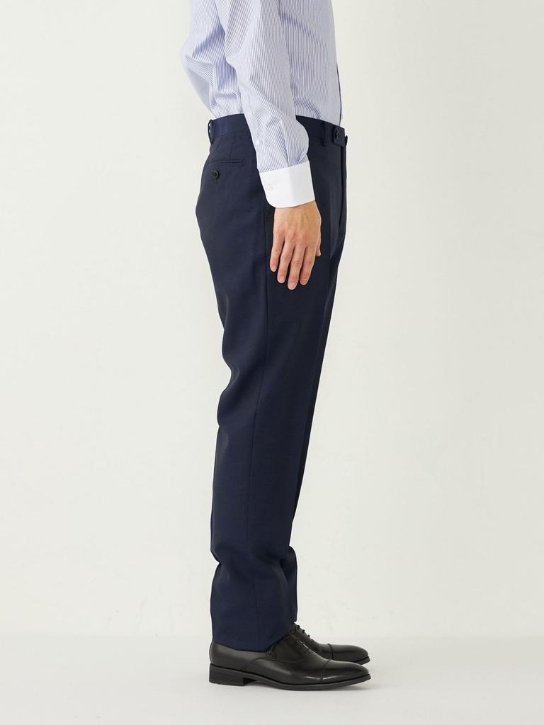 Ships Colors CANONICO Suit Pants, Solid Color, Compatible with Suits, Men's, Navy, Size 48, 213100012