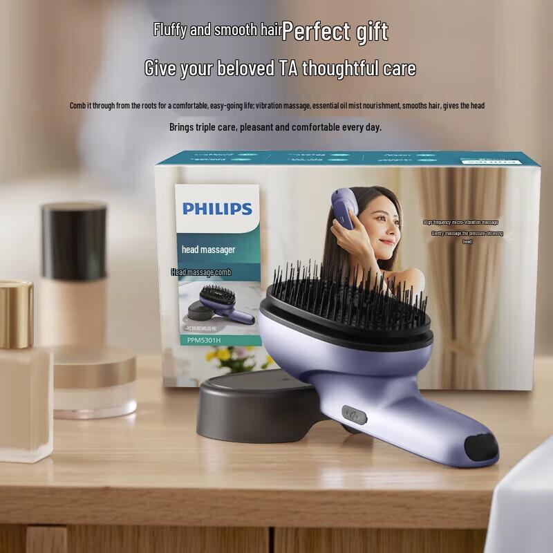 Philips Wireless Smart Head Massager Comb