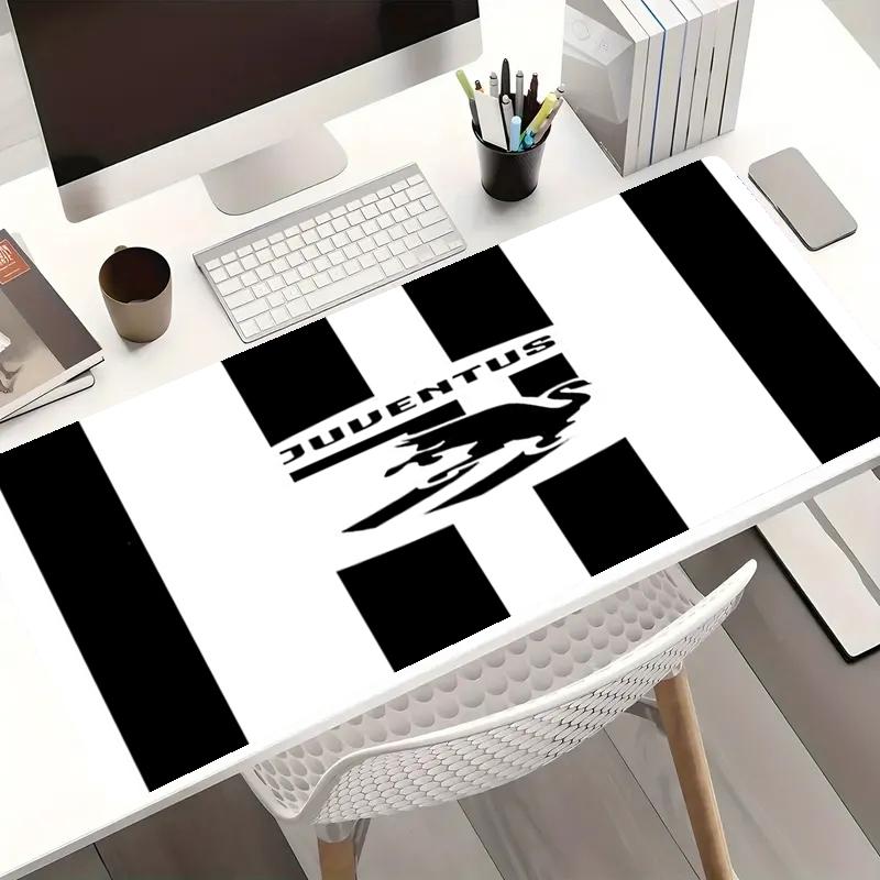 Juventus Football Club Theme Mouse Pad, Non Slip Rubber Base, Multifunctional Office & Home Decor, Perfect for Workspace Personalization.