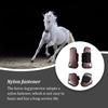 2 Pair Equestrian Supplies Jumping Leg Protection Boots Adjustable Protective Gear with Nylon Fastener Good Harness