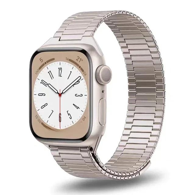 Luxury Magnetic Strap for Apple Watch 11 10 9 8 Band Ultra 3 2 49mm 46 44 45mm Titanium Color Bracelet for iWatch 7 se 6 40 41mm