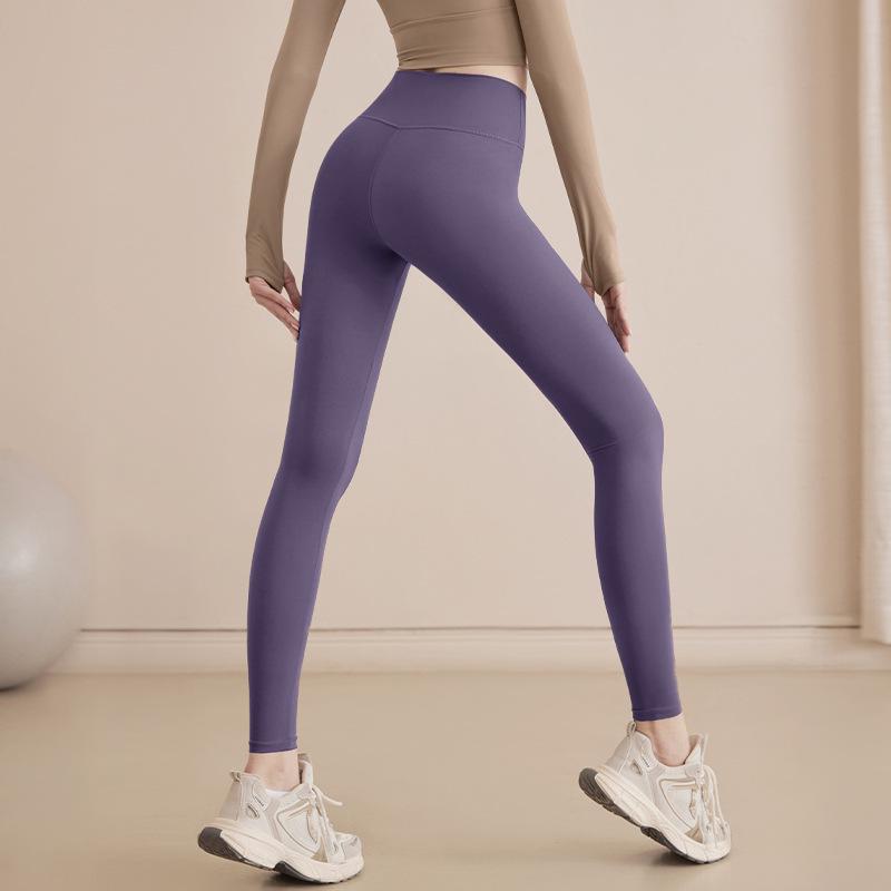 Women's High-Waist Butt-Lift Yoga Pants - Elastic, Quick-Dry, Tummy Control, No Lines