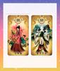 New Long Feather Taiwan Flowing Divination Card Chinese I Ching Divination I Ching Divination 64 Trigrams Oracle Card Tarot Card Japanese Manual