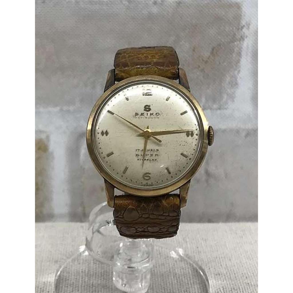 Used SEIKO ANTISHOCK SUPER NIVAFLEX Manual Winding Watch