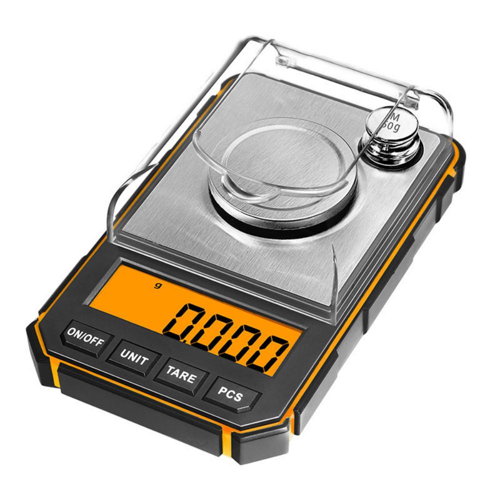High Precision Mini Digital Scale 0.001g Accuracy 50g Capacity Pocket Jewelry Milligram Scale for Precision Weighing